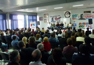 “Cachi” Martínez encabezó un exitoso plenario provincial de dirigentes en Rafaela 