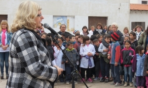 La ministra Claudia Balagué inauguró obras en el Hogar Escuela