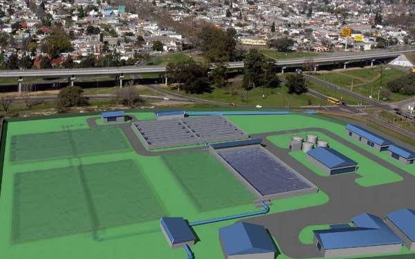 El 20 de junio de 2015 se inaugura en Baigorria el Acueducto del Gran Rosario