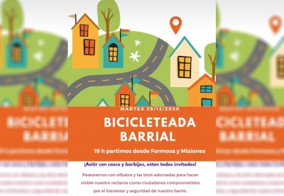 Bicicleteada para pedir seguridad