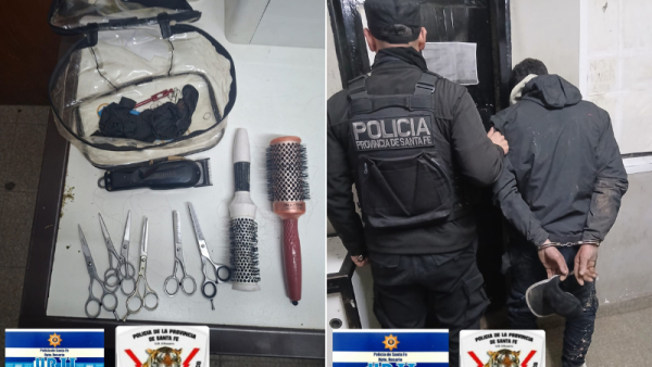 Atraparon a un hombre que escapaba tras robar en una barbería en San Fernando