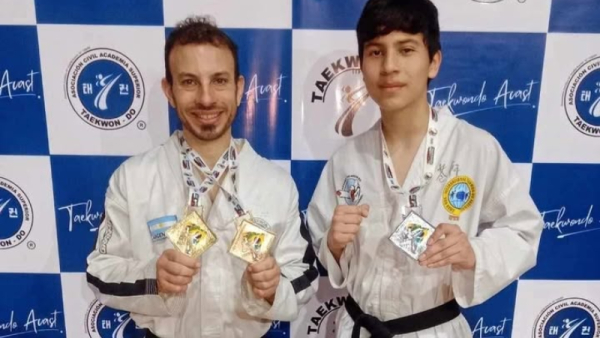 Dos taekwondistas de la ciudad se destacaron en el Torneo Internacional de las Américas