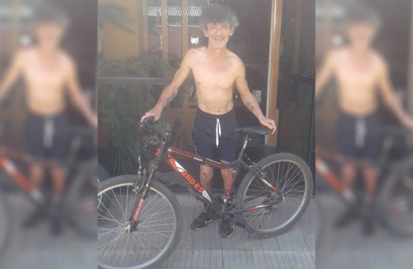 "Pincha Foco" recuperó su bicicleta