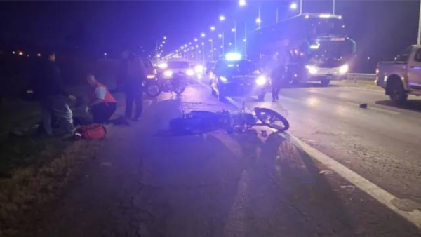 Accidente de tránsito en la Autopista a la altura de Baigorria
