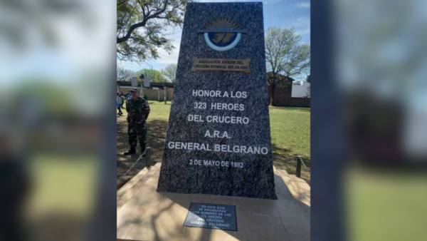 Convocan a un acto en homenaje a los 323 caídos del ARA General Belgrano