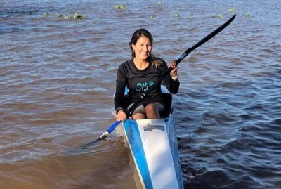 Mariel Graziani, representante argentina de paracanotaje
