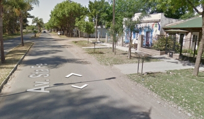 Avenida Santa Fe 1100. Lugar donde se produjeron los hechos