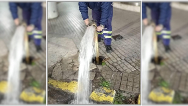Mantenimiento programado de la red de agua potable en Granadero Baigorria