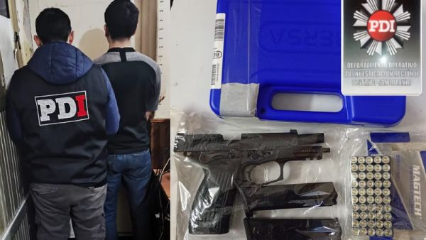 Detuvieron a un joven por amenazas en redes sociales y le encontraron una pistola en Capitán Bermúdez