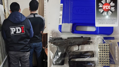 Detuvieron a un joven por amenazas en redes sociales y le encontraron una pistola en Capitán Bermúdez