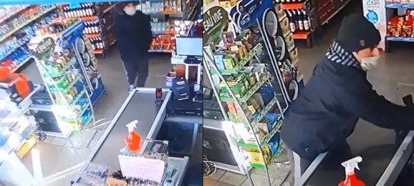 Violento asalto en autoservicio Jaspe