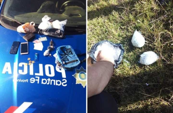 Narco baigorriense es detenido con drogas en su auto en Carcarañá