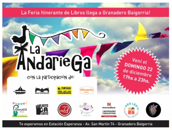 Feria de libros en Estación Esperanza