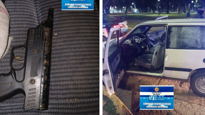 Robo, persecución y detención en Baigorria