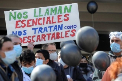 En su día, los enfermeros pidieron ser reconocidos como profesionales de la salud