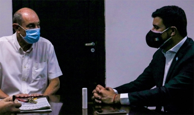El intendente Maglia recibió al diputado nacional Marcos Cleri