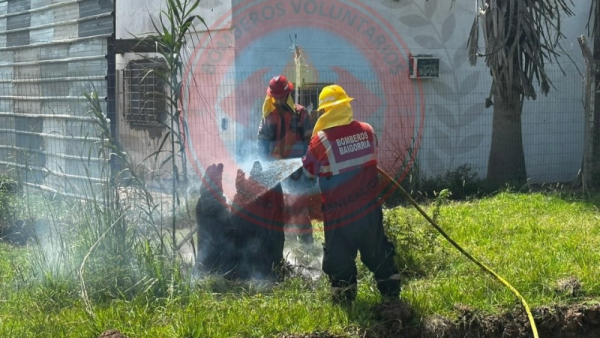 Fotos gentileza Bomberos Voluntarios de Baigorria